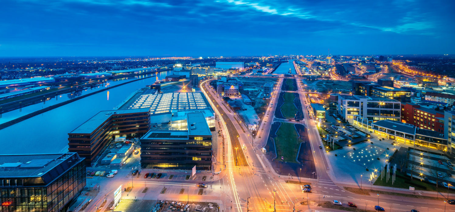 Logistik Stadtlandschaft Transportoptimierung